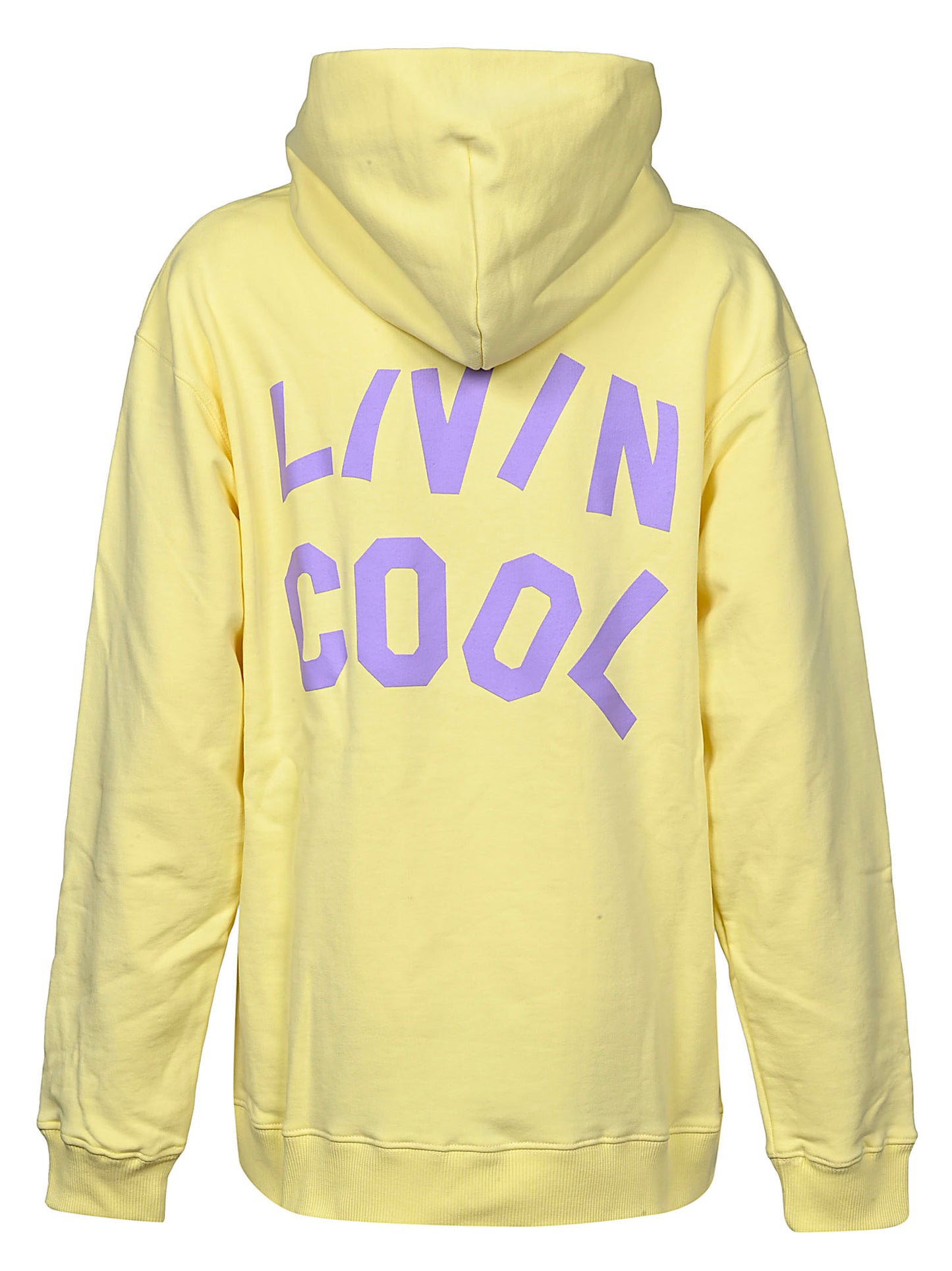 Cotton oversized logo hoodie