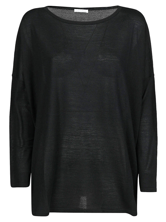 Silk blend cashmere sweater