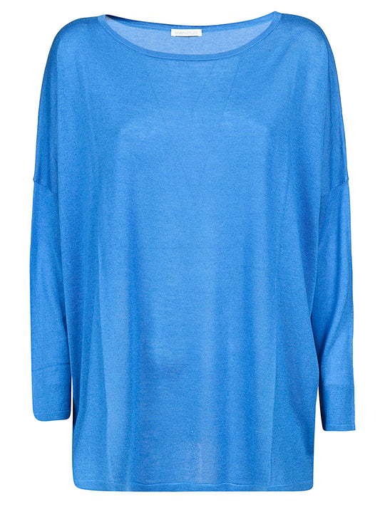 Silk blend cashmere sweater