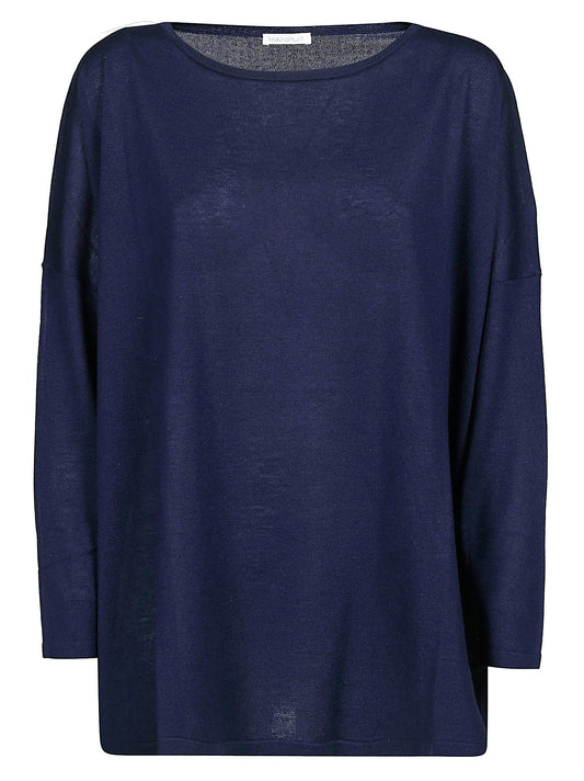 Silk blend cashmere sweater