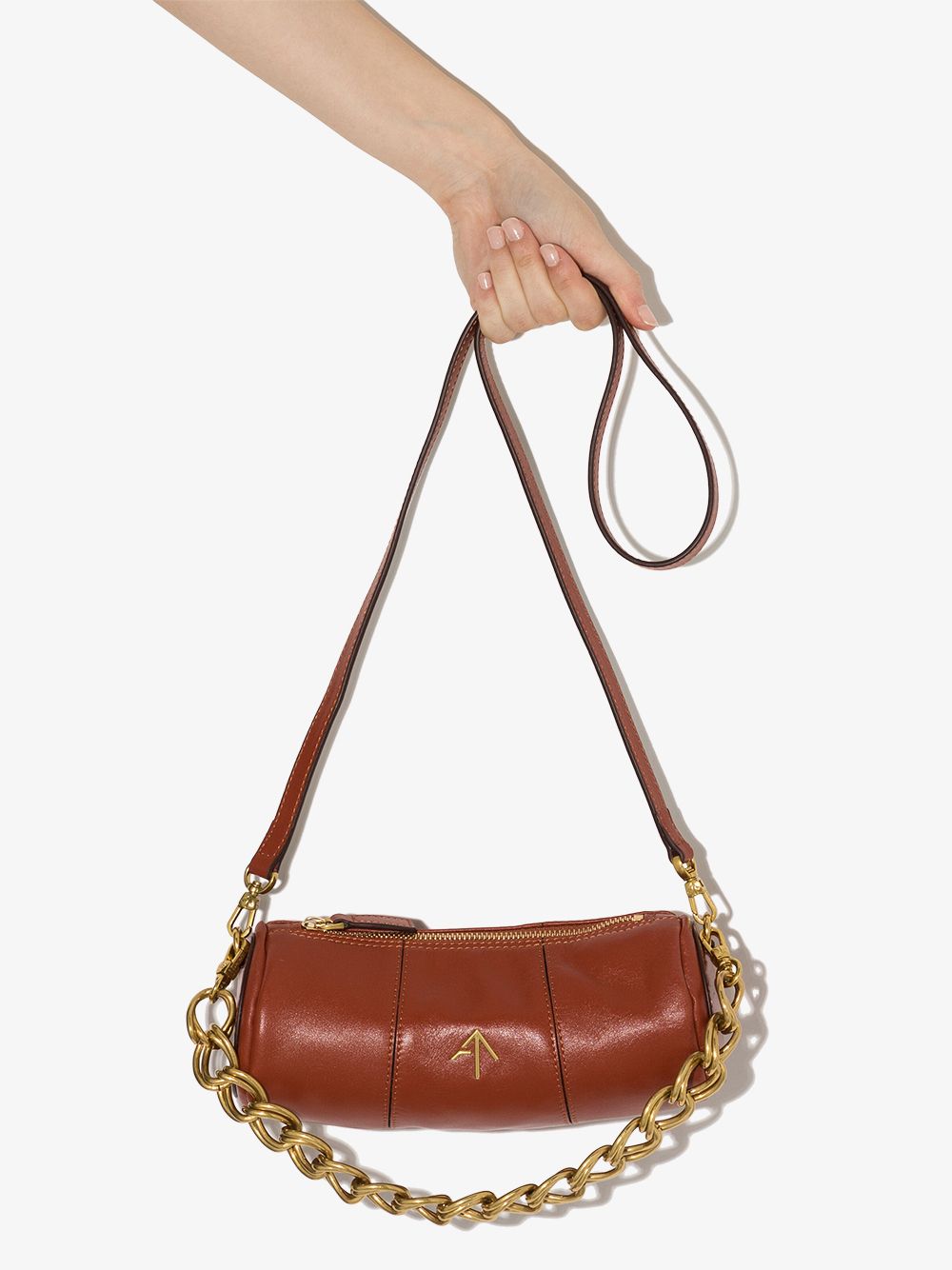 Xx mini cylinder leather bag