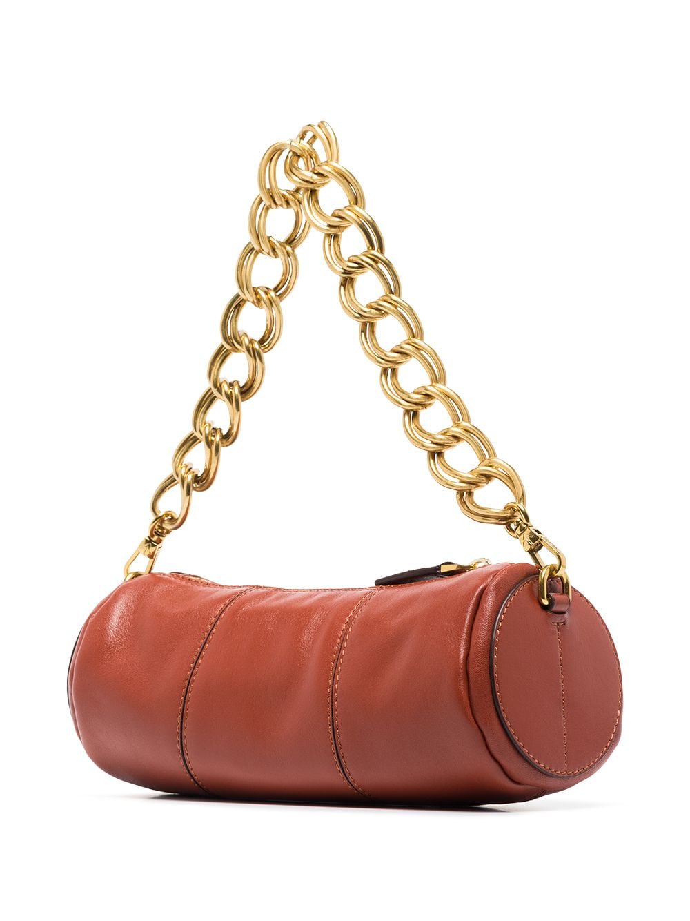 Xx mini cylinder leather bag