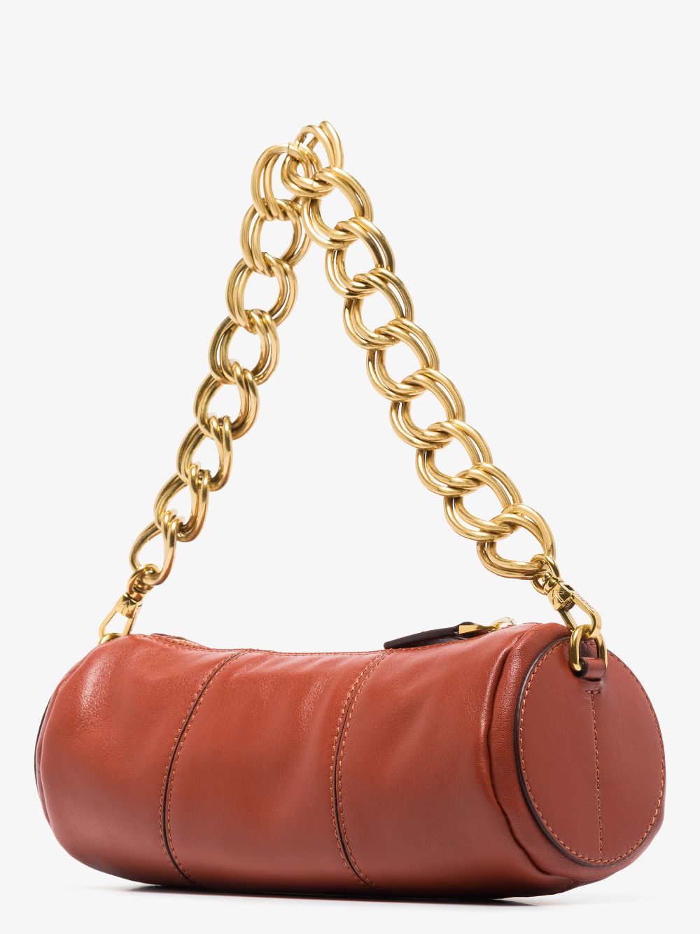 Xx mini cylinder leather bag