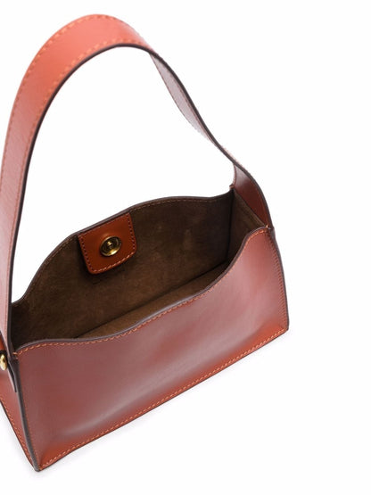 Mini kesme leather shoulder bag