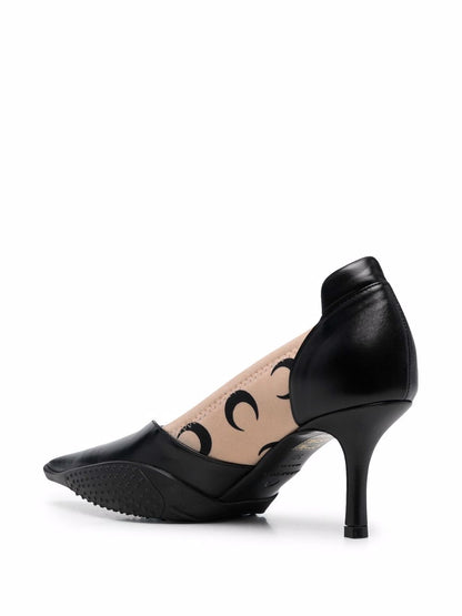 Moon leather pumps