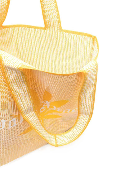 Rafia logo shopping bag