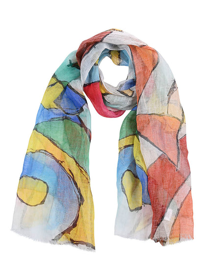 Linen printed stole