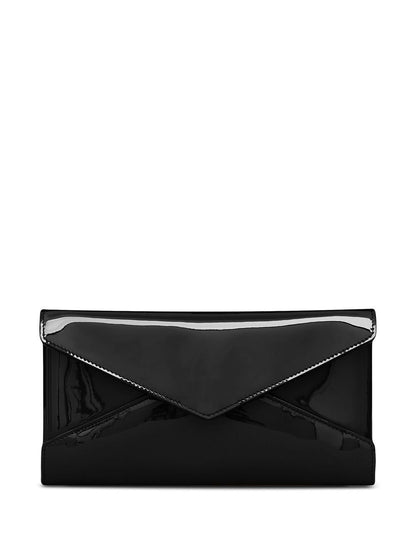 Leather letter pochette