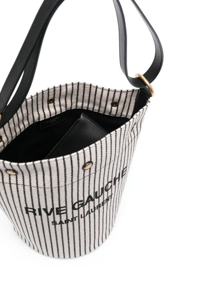 Cotton rive gauche bucket bag