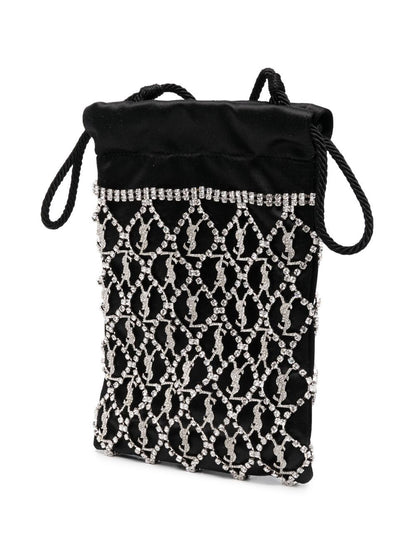 Pochon crossbody bag with crystals