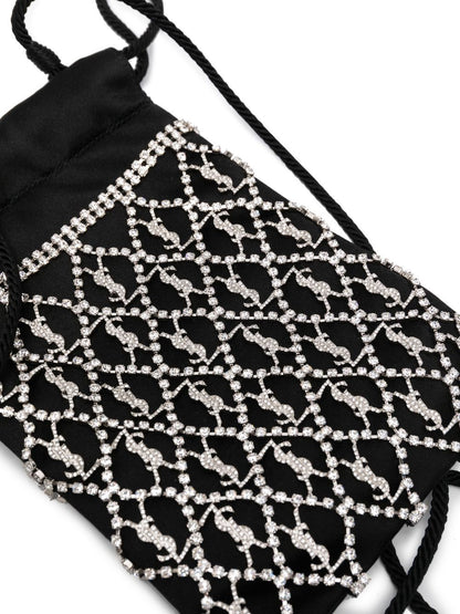 Pochon crossbody bag with crystals