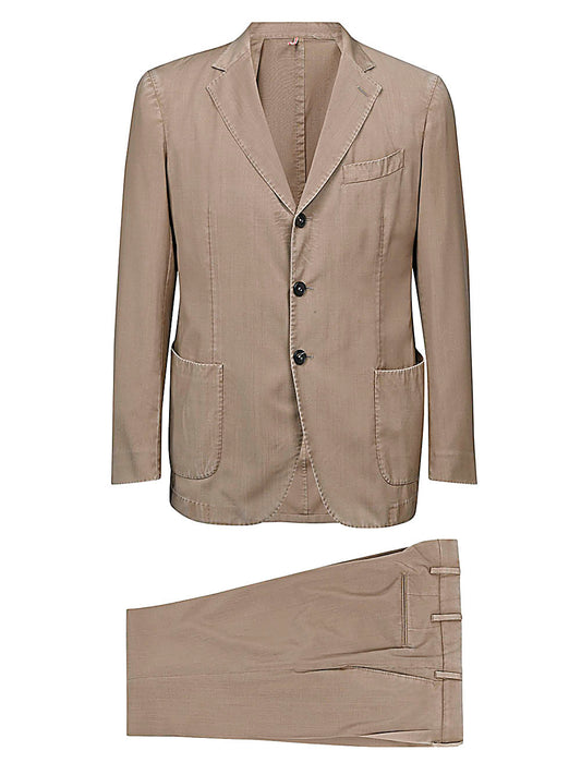 Wool jacket and trousers suit