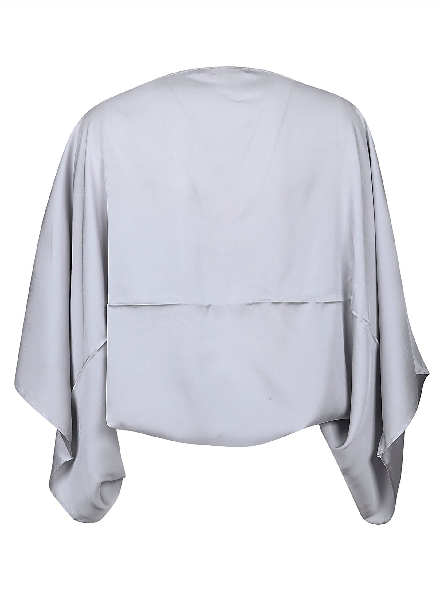 Silk wide sleeve cape