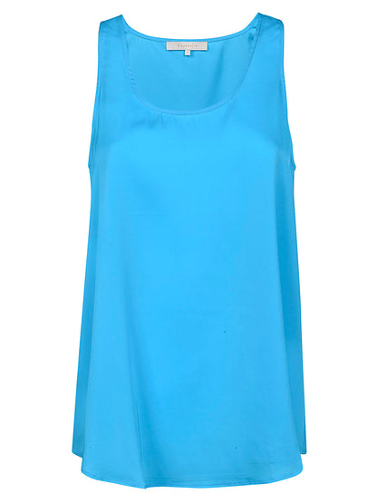 Silk sleeveless top