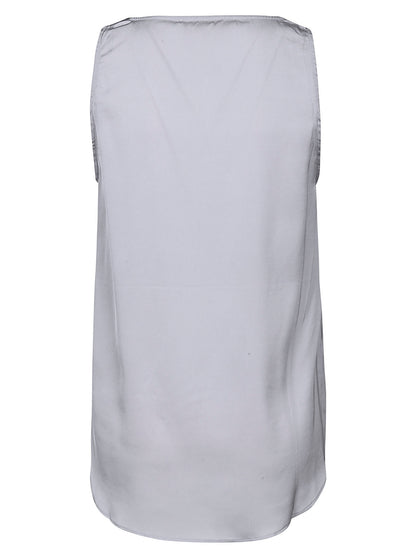 Silk sleeveless top