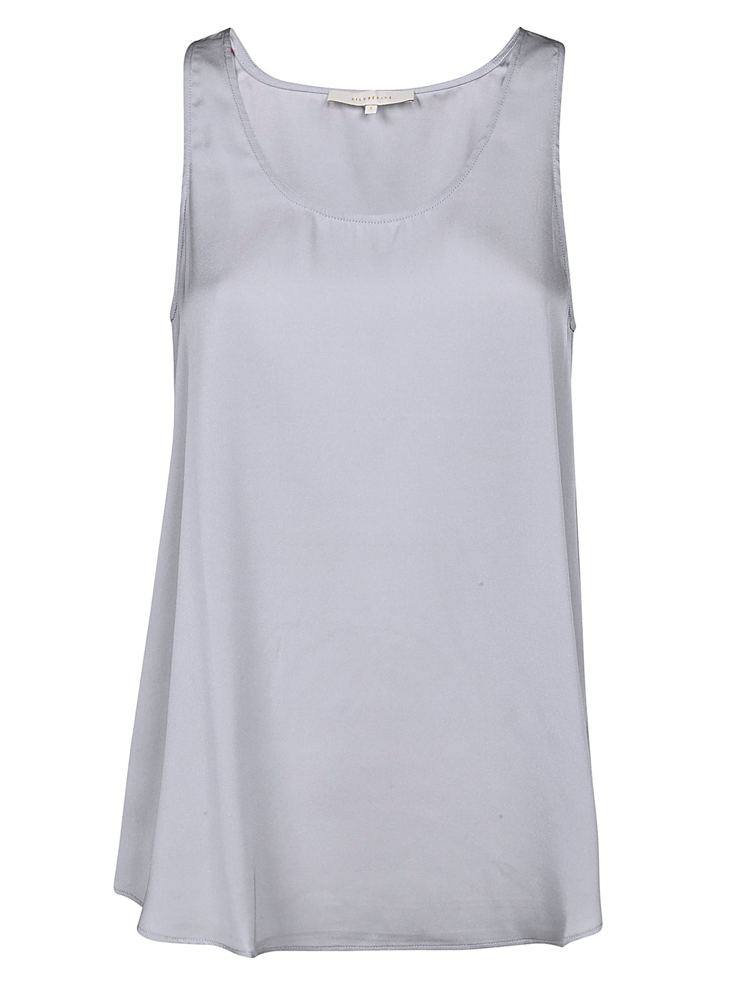 Silk sleeveless top