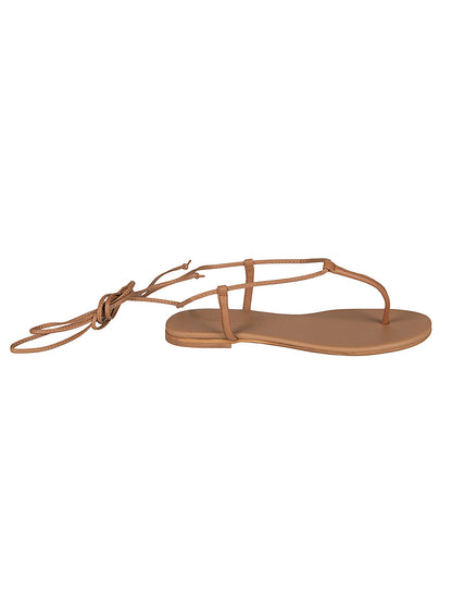 Leather thong sandals