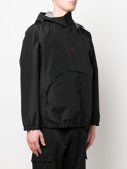 Nylon hooded jacket