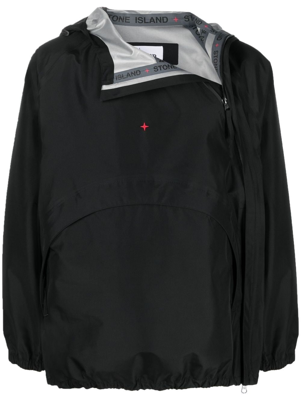 Nylon hooded jacket