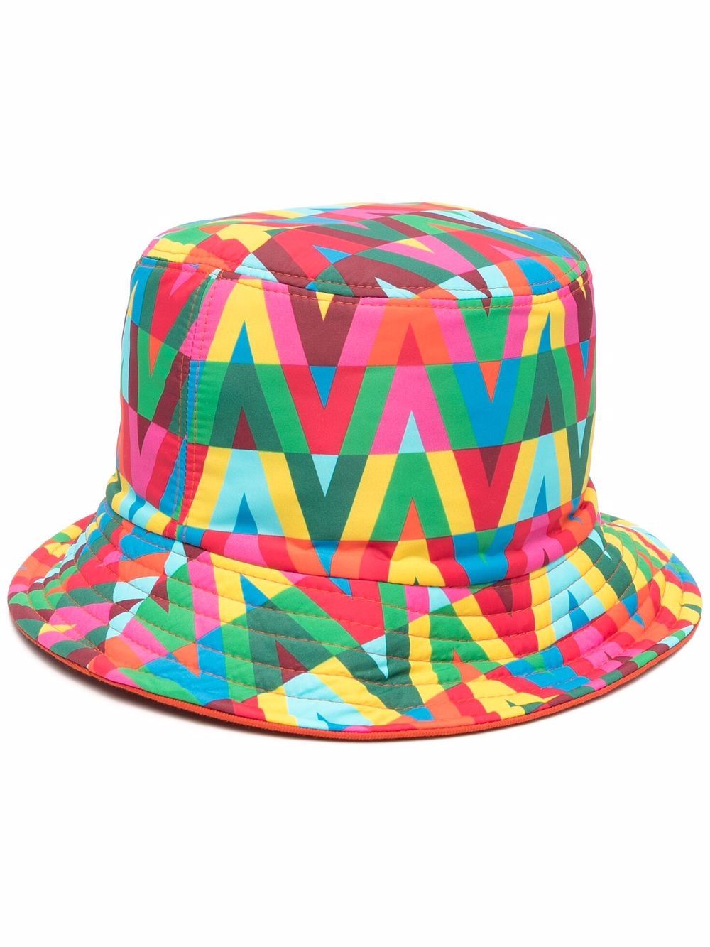 Optical v bucket hat