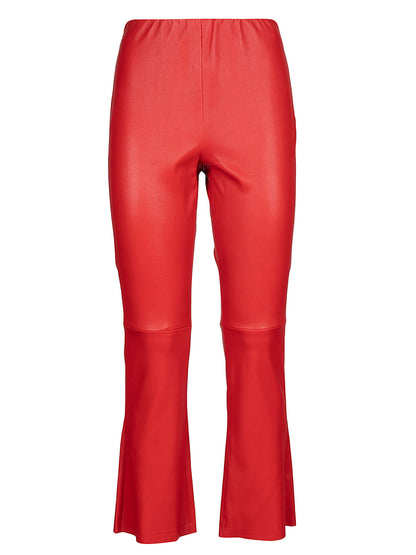 Flare leg trousers