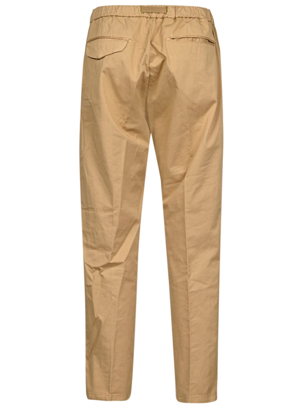 Cropped cotton trousers