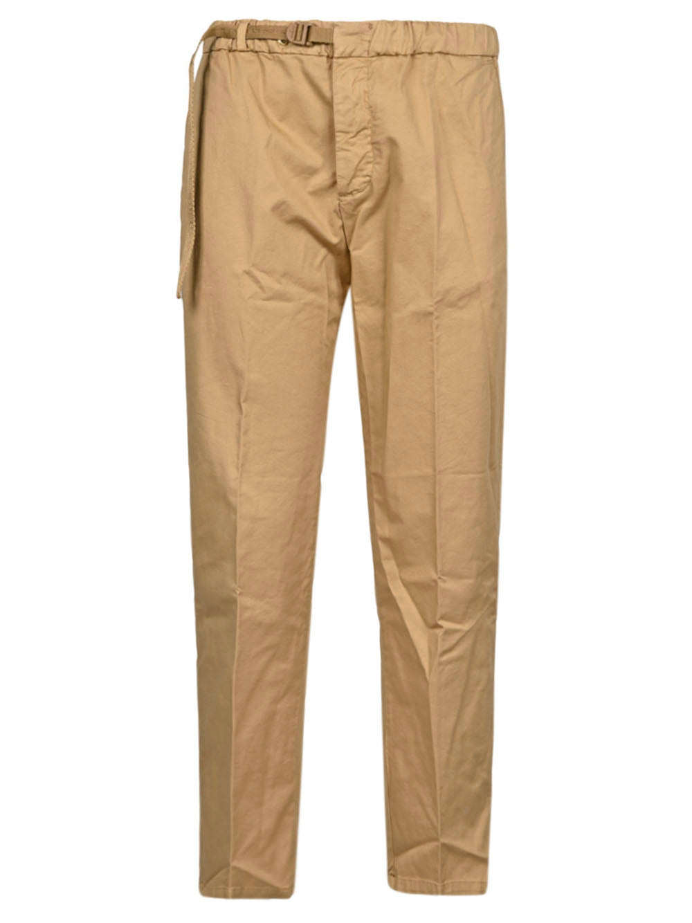 Cropped cotton trousers