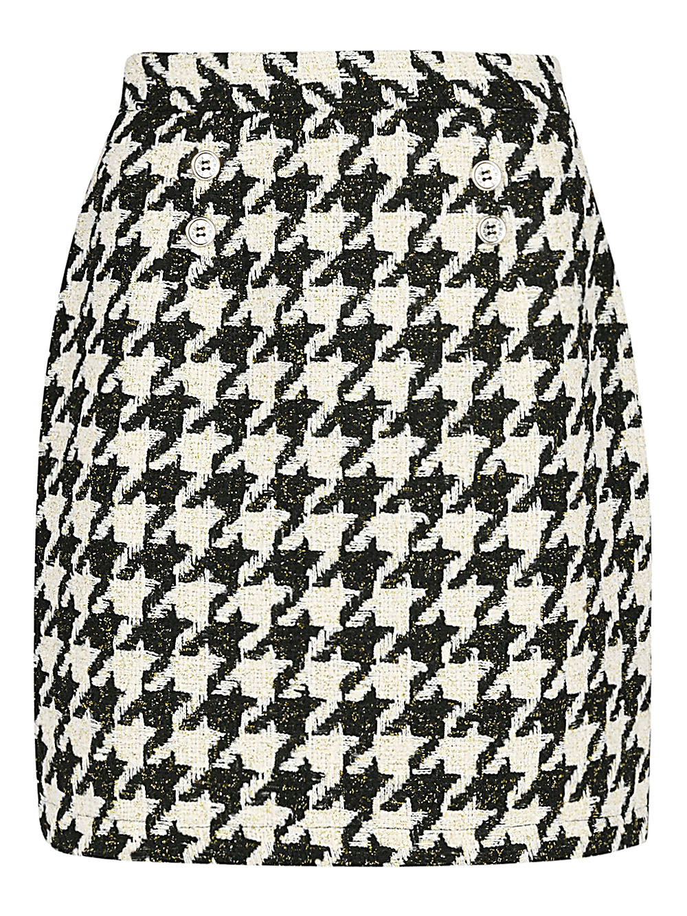 Houndstooth mini skirt