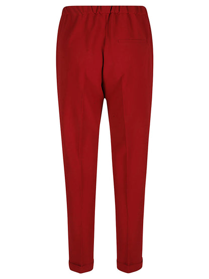 Cady drawstring trousers