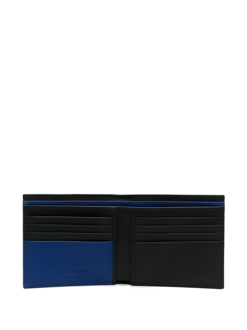 Graffiti leather bifold wallet