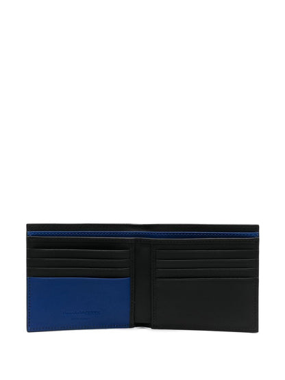 Graffiti leather bifold wallet