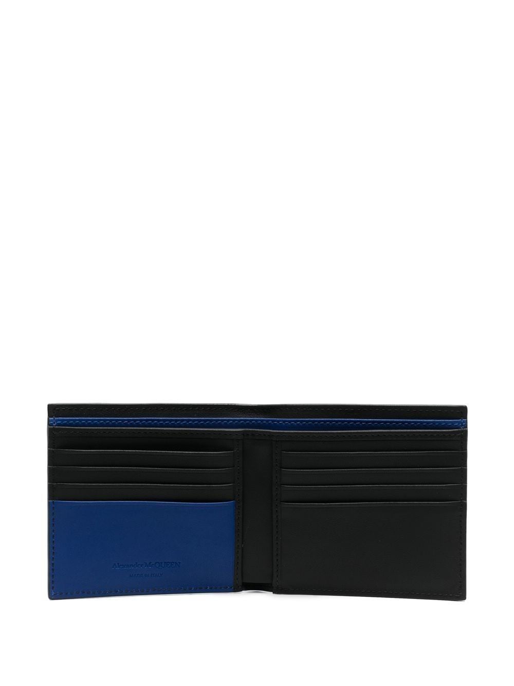 Graffiti leather bifold wallet