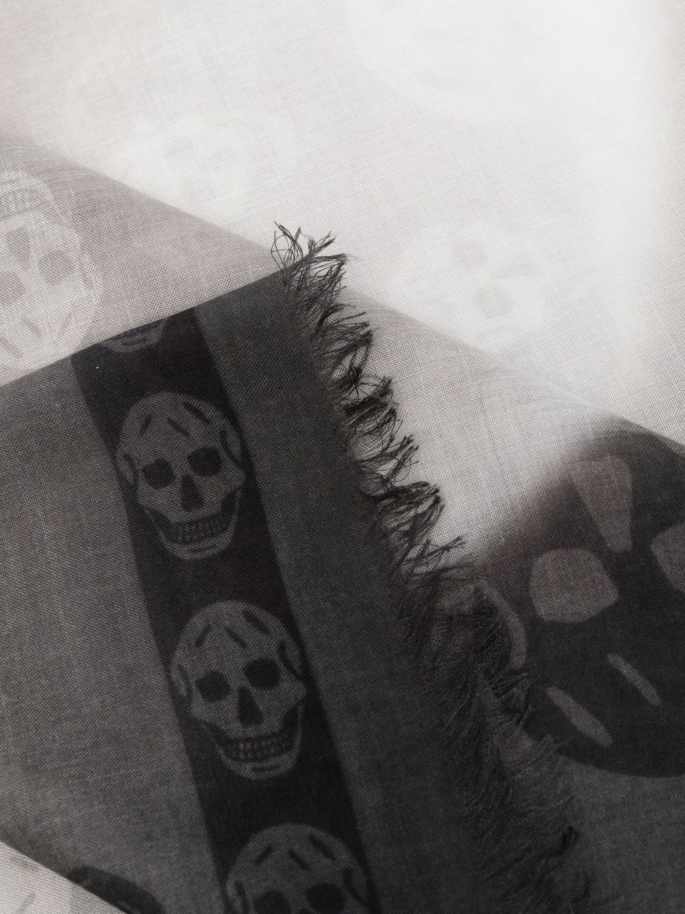 Skull print scarf