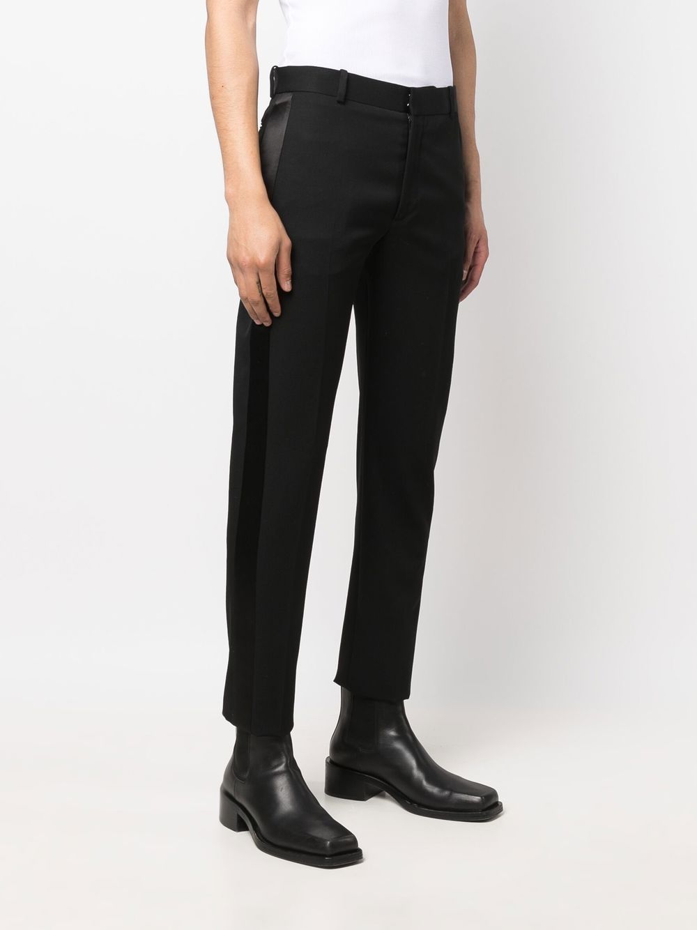 Straight leg trousers