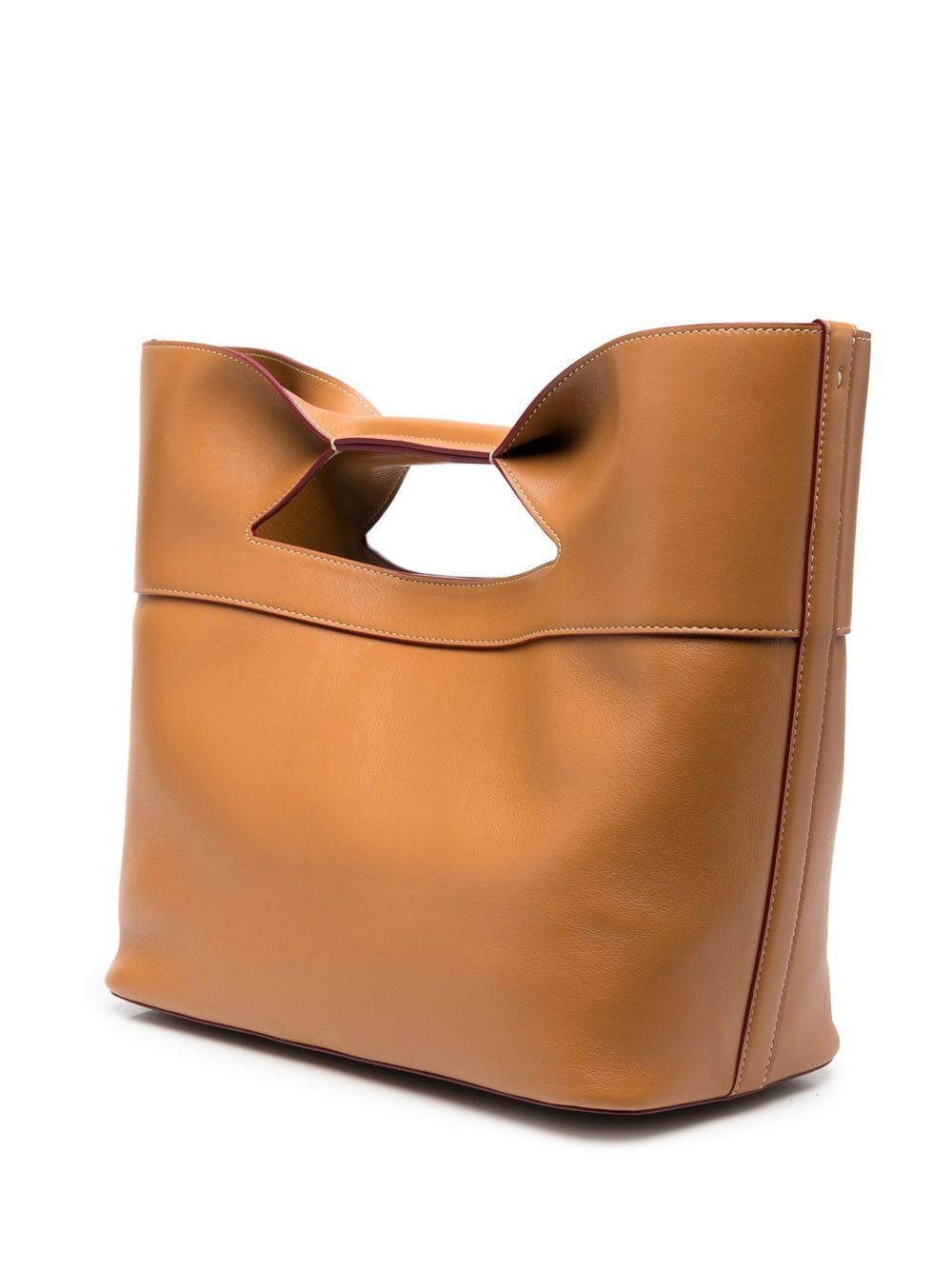 The bow small leather tote bag