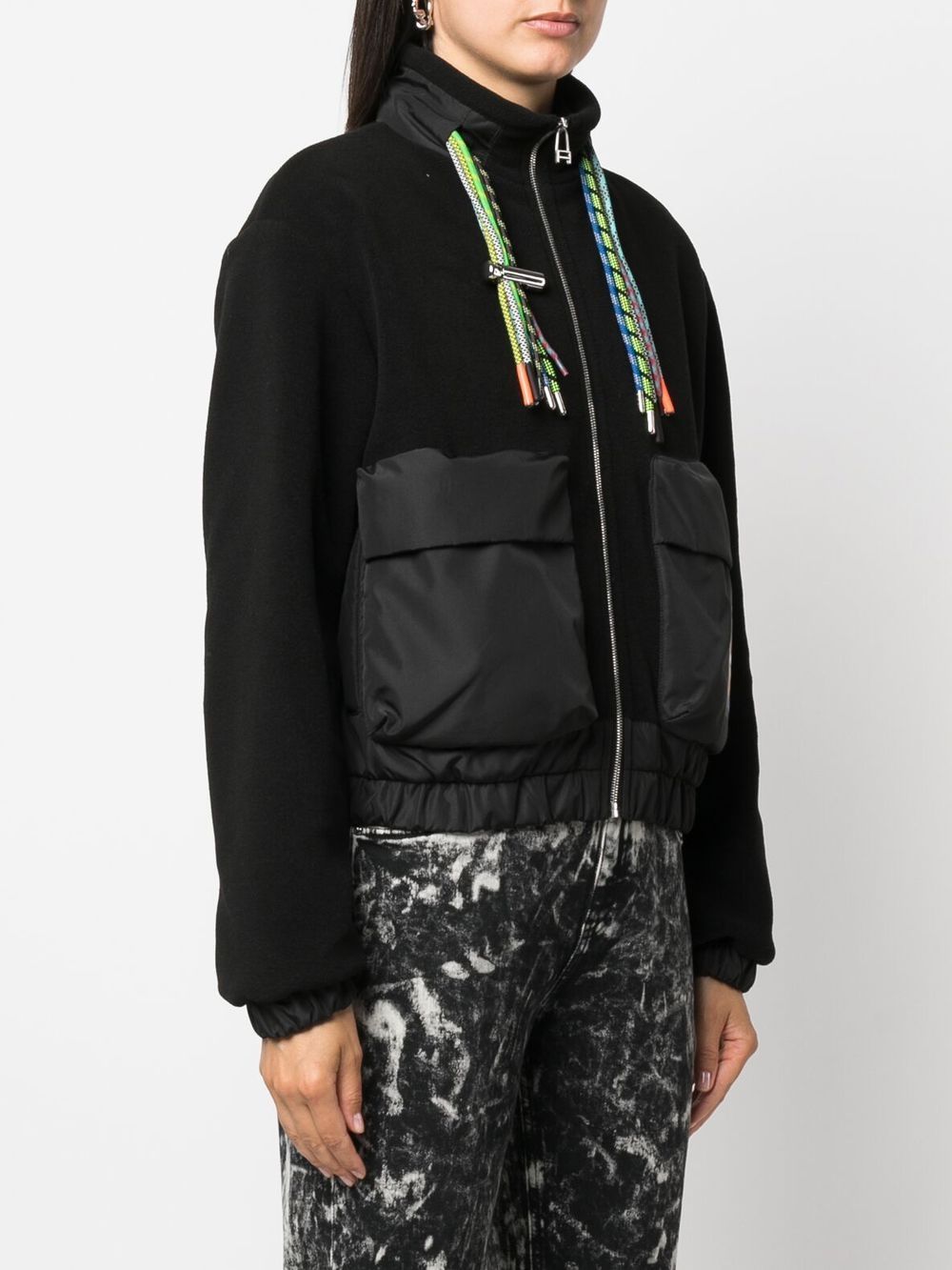 Multicord fleece pocket jacket