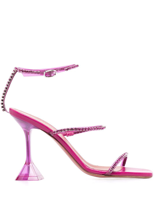 Gilda glass heel sandals