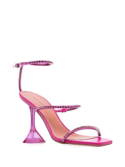 Gilda glass heel sandals