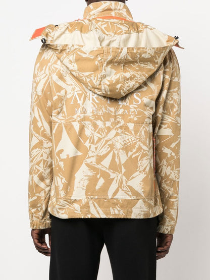 Camou print cotton jacket