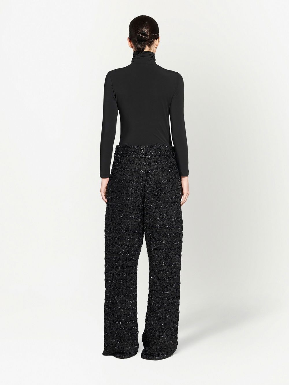 Wool baggy trousers