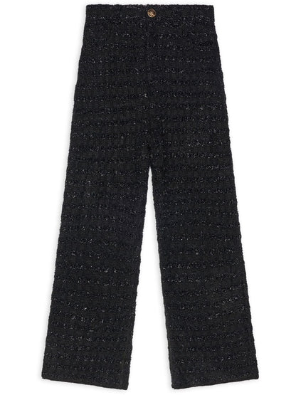 Wool baggy trousers