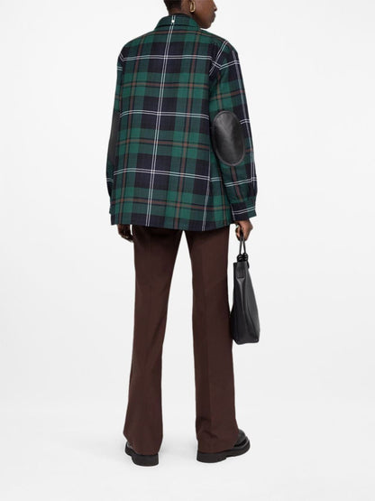 Wool tartan shirt