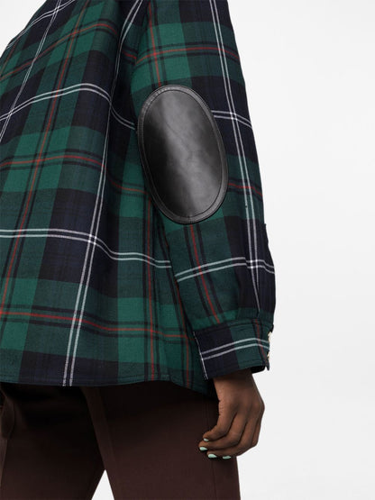 Wool tartan shirt