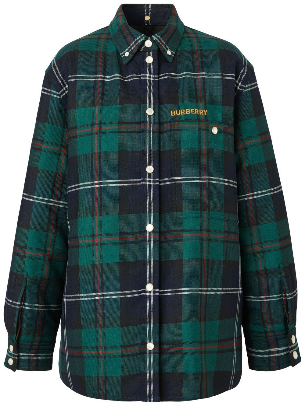 Wool tartan shirt