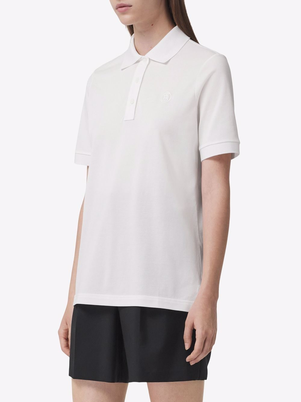 Logo cotton polo shirt