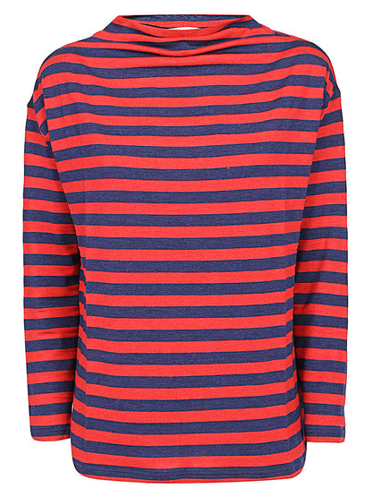 Wool blend striped sweater