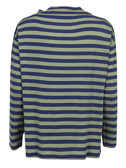 Wool blend striped sweater