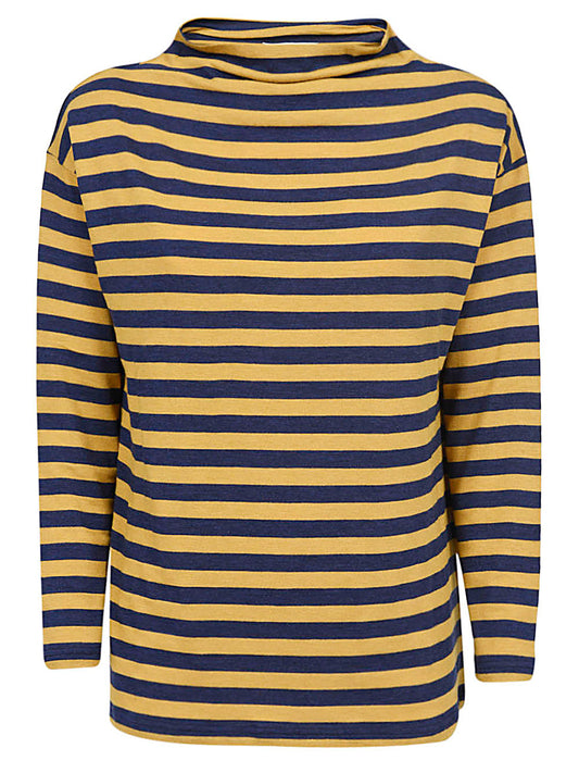 Wool blend striped sweater