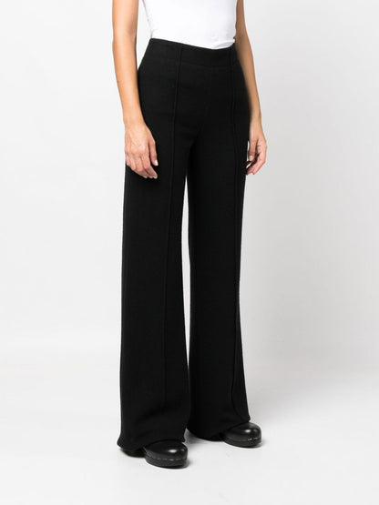 Flare leg trousers