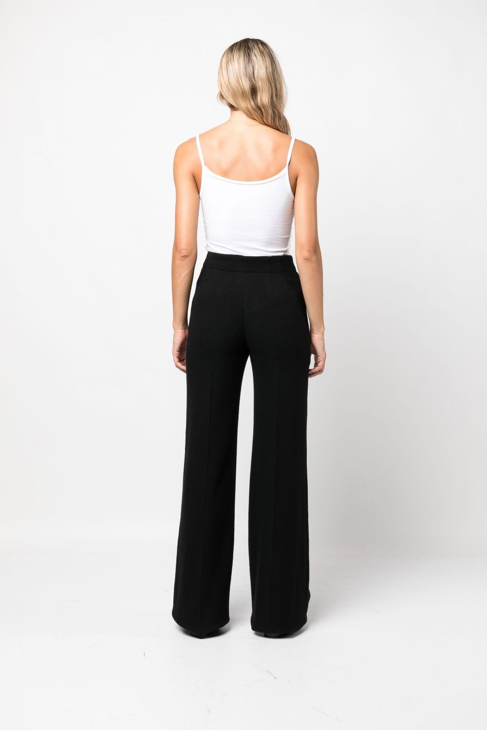 Flare leg trousers